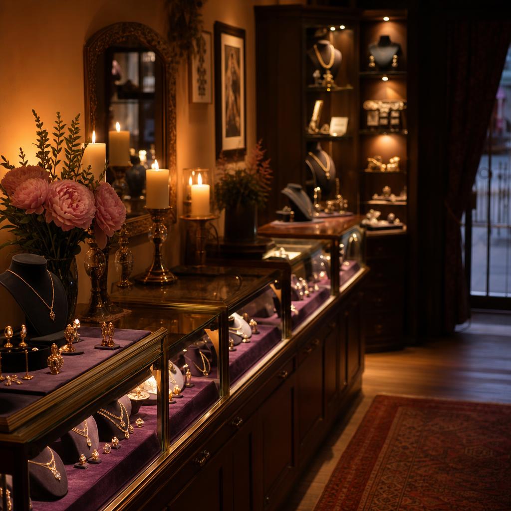R.E. Saxon Jeweler boutique interior